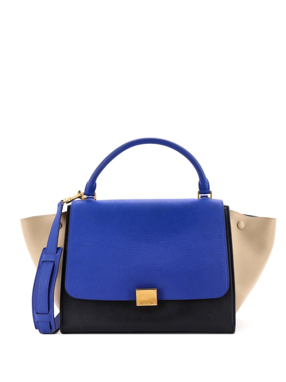 Celine Tricolor Trapeze Bag Leather #364712C73B
